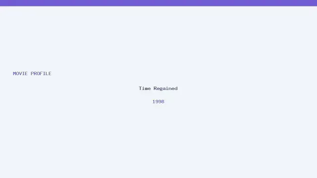 عمل فني لـ Time Regained
