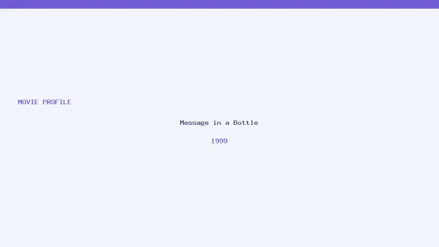 عمل فني لـ Message in a Bottle