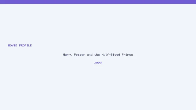 عمل فني لـ Harry Potter and the Half-Blood Prince