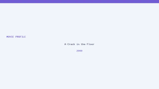 Imagen de A Crack in the Floor