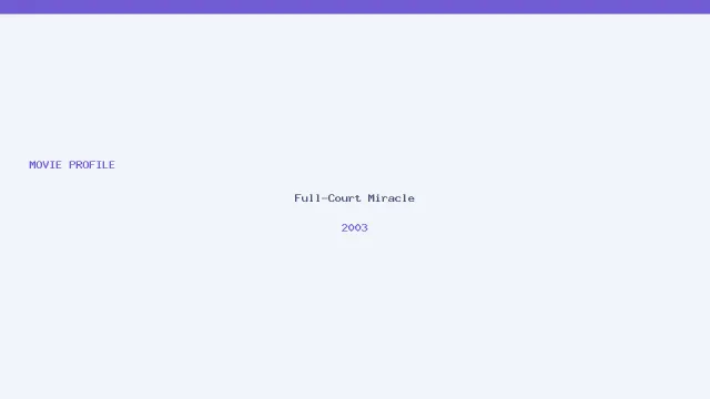 Imagen de Full-Court Miracle