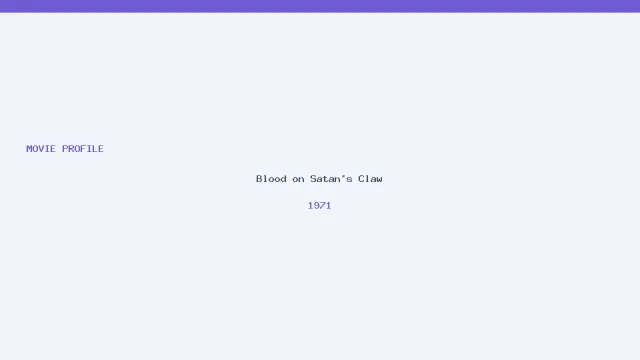 Imagen de Blood on Satan's Claw