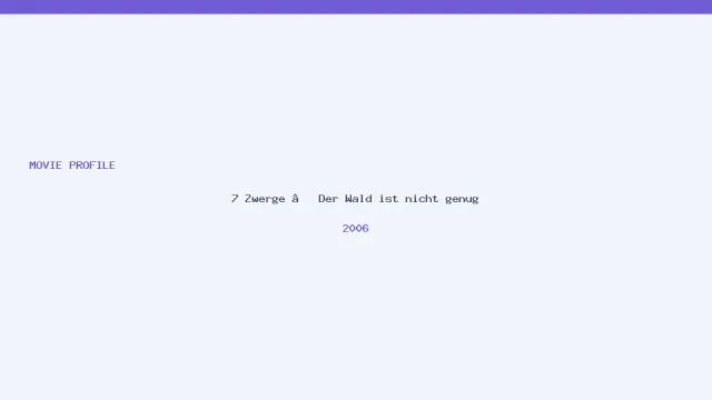Imagen de 7 Zwerge – Der Wald ist nicht genug