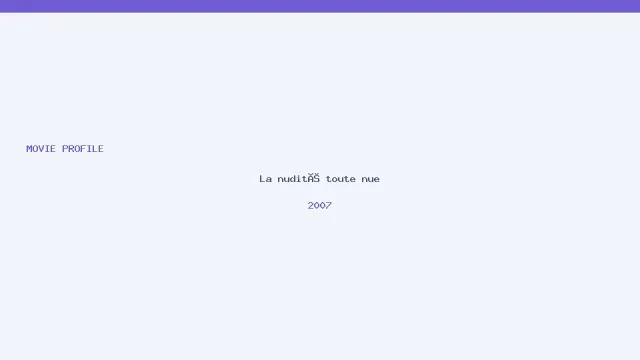Imagen de La nudité toute nue