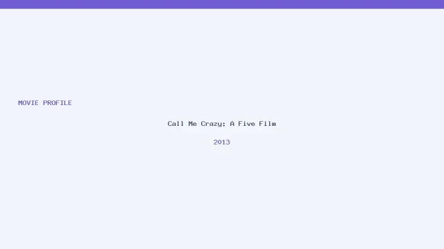 تصویر فیلم Call Me Crazy: A Five Film