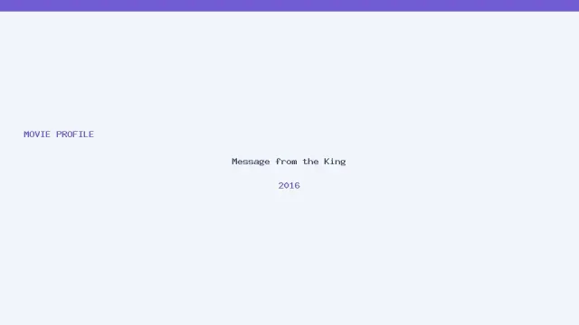 تصویر فیلم Message from the King