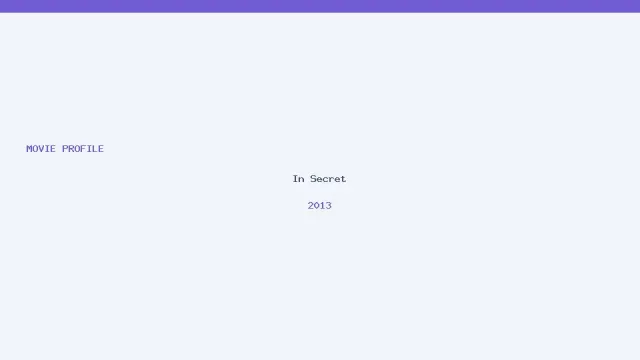 تصویر فیلم In Secret