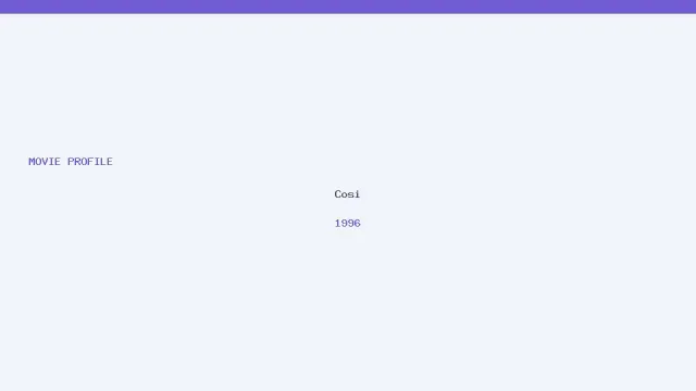 تصویر فیلم Cosi