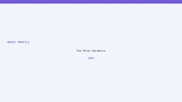 تصویر فیلم The Blue Gardenia