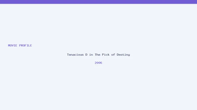 تصویر فیلم Tenacious D in The Pick of Destiny