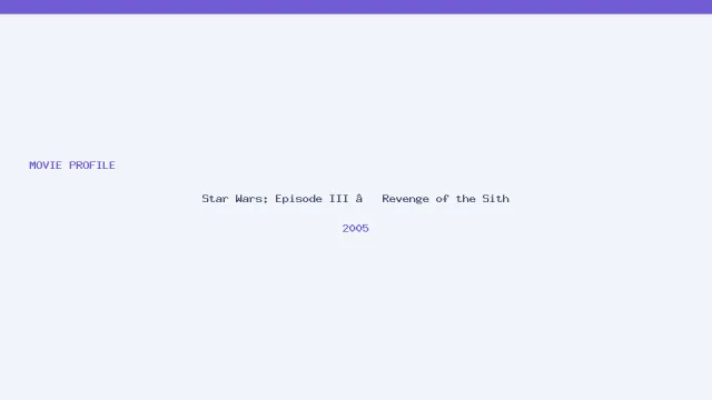 تصویر فیلم Star Wars: Episode III – Revenge of the Sith