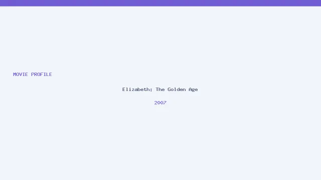 تصویر فیلم Elizabeth: The Golden Age