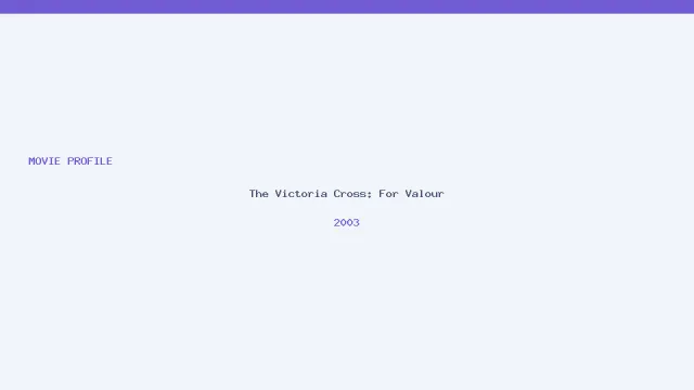 تصویر فیلم The Victoria Cross: For Valour