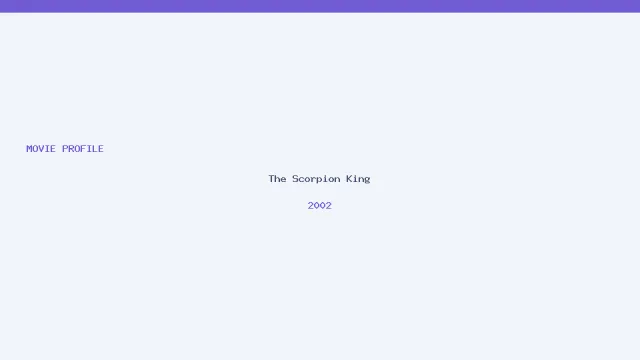 تصویر فیلم The Scorpion King