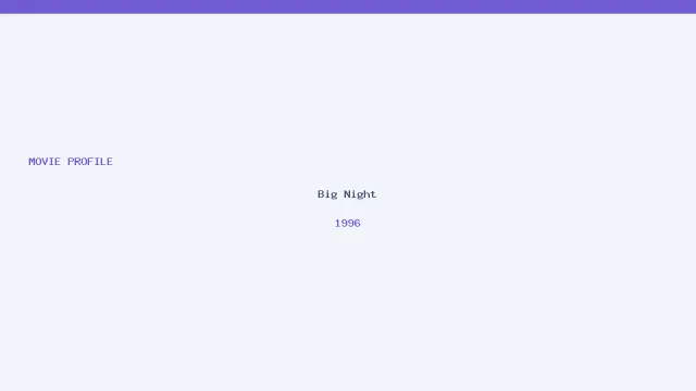 تصویر فیلم Big Night