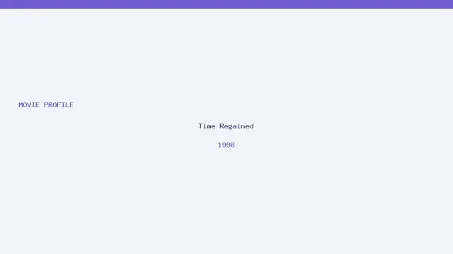 تصویر فیلم Time Regained