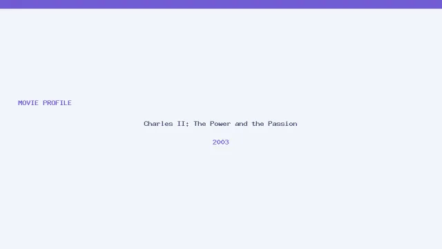 تصویر فیلم Charles II: The Power and the Passion
