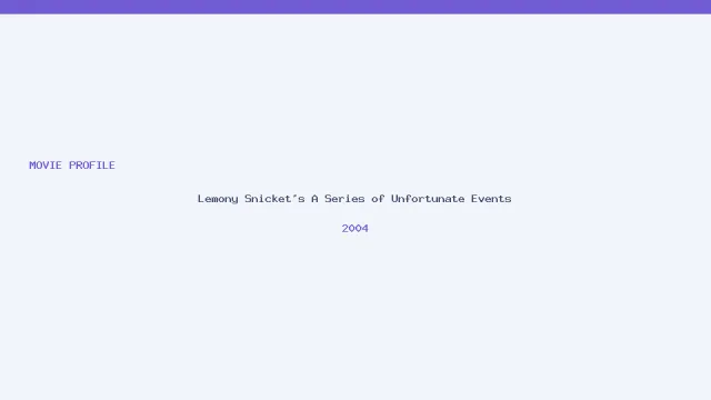 تصویر فیلم Lemony Snicket's A Series of Unfortunate Events