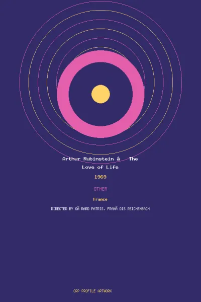 œuvre de Arthur Rubinstein – The Love of Life