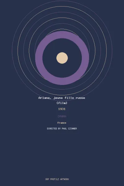œuvre de Ariane, jeune fille russe (film)