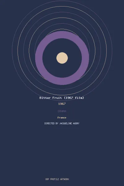 œuvre de Bitter Fruit (1967 film)