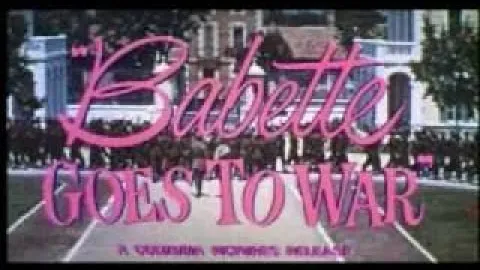 œuvre de Babette Goes to War