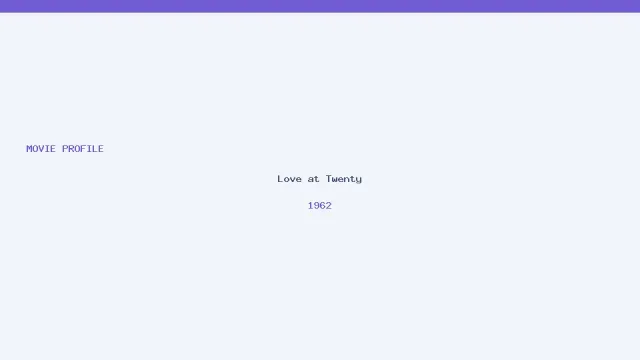 œuvre de L'Amour à vingt ans