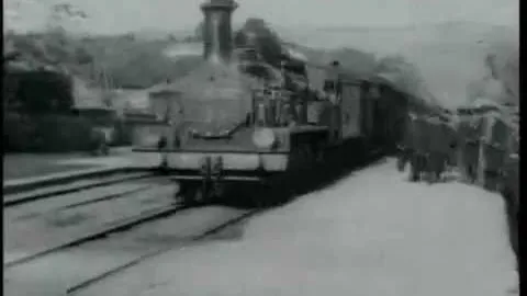 œuvre de L'Arrivée d'un train en gare de La Ciotat