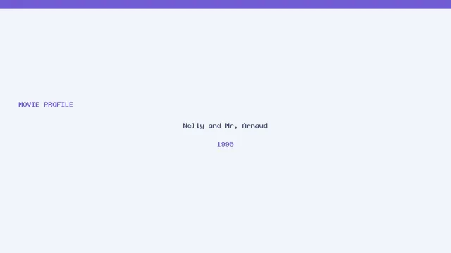 œuvre de Nelly and Mr. Arnaud
