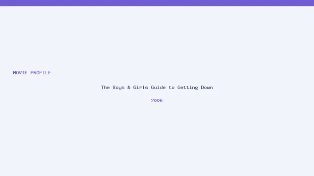 œuvre de The Boys & Girls Guide to Getting Down