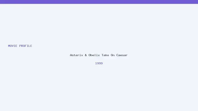 Asterix & Obelix Take On Caesar की कलाकृति