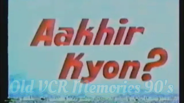 Aakhir Kyon? की कलाकृति