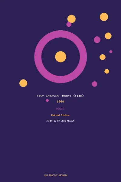 Your Cheatin' Heart (film) artwork