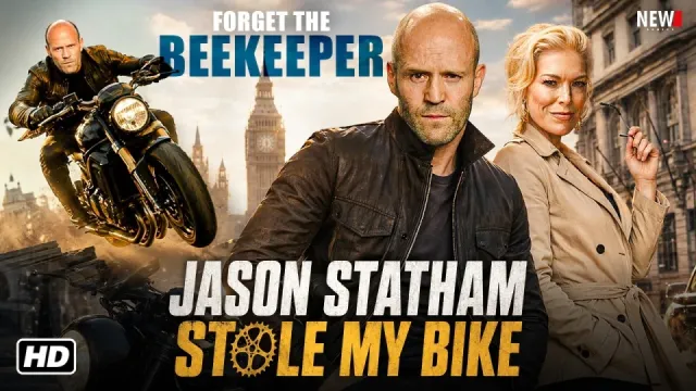 Jason Statham Stole My Bike artwork