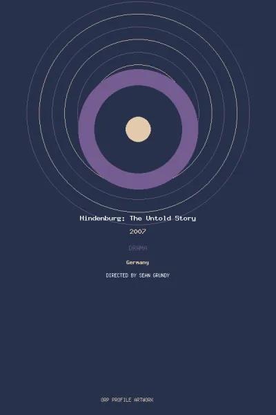 Hindenburg: The Untold Story artwork