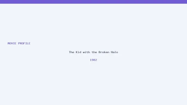 The Kid with the Broken Halo artwork
