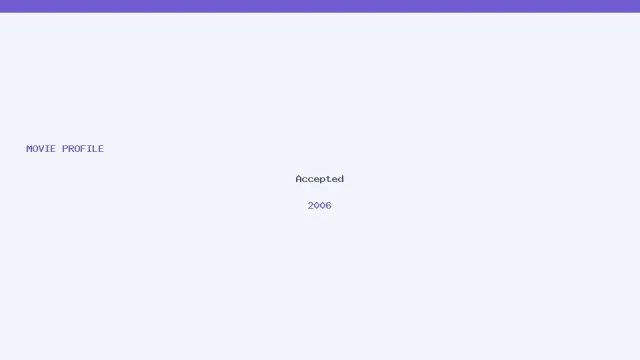 Accepted artwork