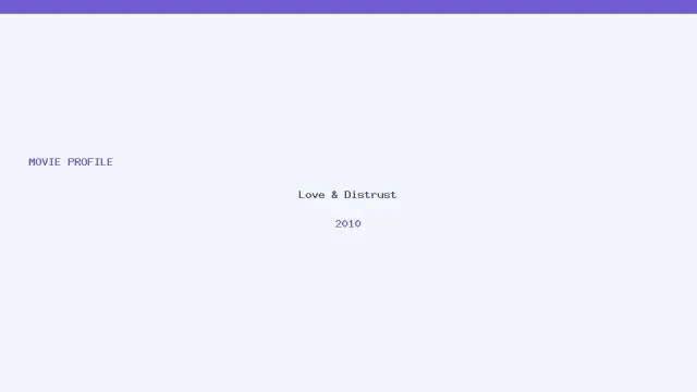 Love & Distrust artwork