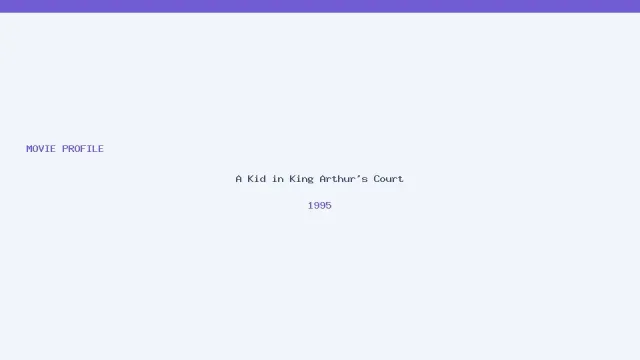 A Kid in King Arthur's Court artwork