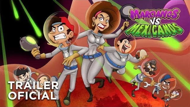 Martians vs. Mexicans artwork