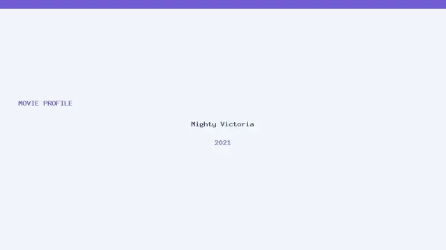 Mighty Victoria artwork