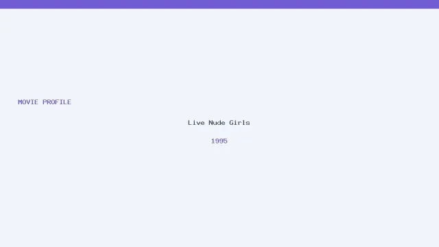 Live Nude Girls artwork