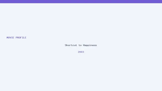 Shortcut to Happiness artwork