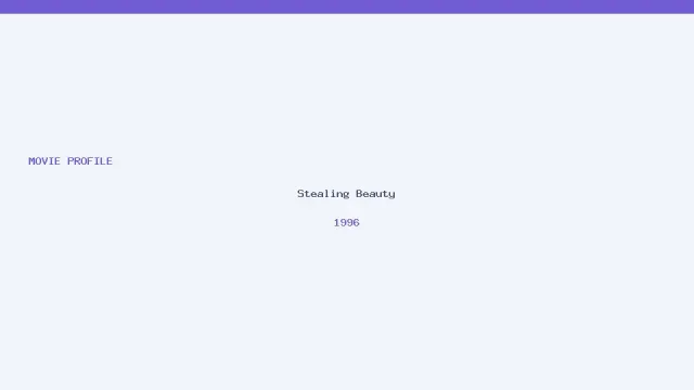 Stealing Beauty artwork