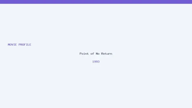 Point of No Return artwork