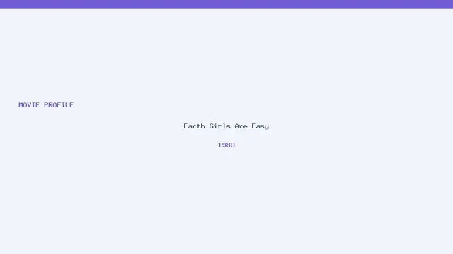 Earth Girls Are Easy artwork