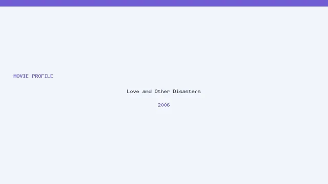Love and Other Disasters artwork