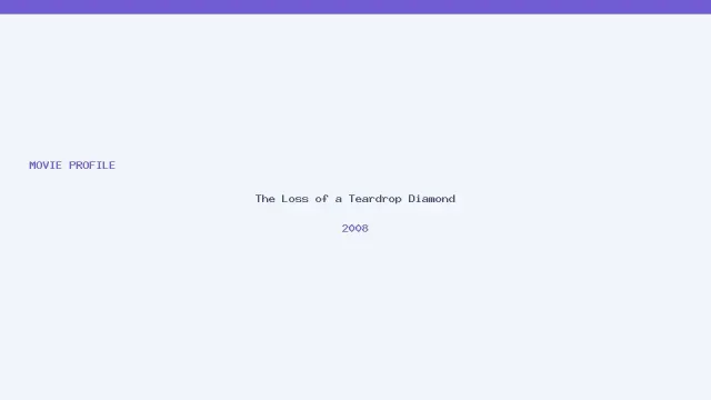 The Loss of a Teardrop Diamond artwork