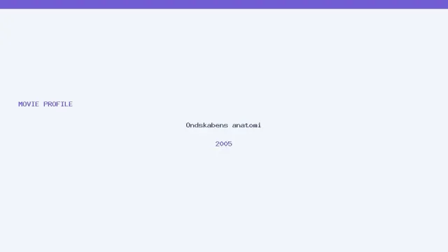 Ondskabens anatomi artwork