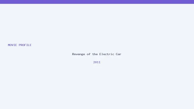 Revenge of the Electric Car artwork